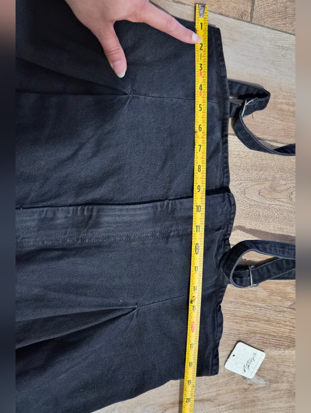 Nwt Free People We The Free Lumy One Piece Wide Leg Black Jumpsuit Size Large - Picture 11 of 13